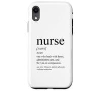 Progettazione ispiratrice della definizione dell'infermiera per la professione medica Custodia per iPhone XR