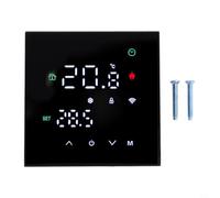 Progettazione LCD materiale del nero dello schermo attivabile al tatto | WiFi per attivato, programma programmabile, riscaldamento e controllo dell'acqua calda, per efficienza energetica