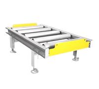 Progettazione modulare rivestita zinco dello scivolo d'acciaio leggero di scarico del rullo del nastro trasportatore industriale per la movimentazione efficiente 100x6 cm