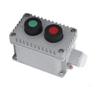 Progettazione protetta contro le esplosioni 220V 380V 10A IP65 del bottone della scatola due bottone di inizio impermeabilizza la costruzione per la fabbricazione di carta e tessile