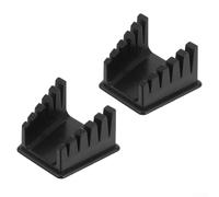 Progettazione sostenibile 2PCS robusto ABS Wire Clamp Fixtures per uso duraturo