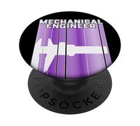 Progettazione viola del calibro dell'ingegnere meccanico per gli ingegneri PopSockets PopGrip Adesivo