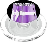 Progettazione viola del calibro dell'ingegnere meccanico per gli ingegneri PopSockets PopGrip per MagSafe