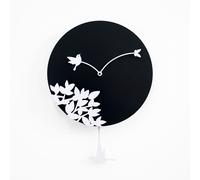 Progetti Orologio da parete moderno a pendolo "Little bird's story" Legno,Metal