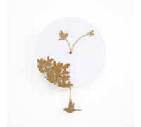Progetti Orologio da parete moderno a pendolo "Little bird's story" Legno,Metal