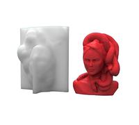 Progetti stampi per candele in silicone della dea del serpente Realizzazione accessori Resistenza alle alte temperature Artigianato per la casa Stampi per candele in silicone per cera fusa