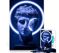 Progetto Adolescenti Puzzle da 1000 Pezzi Migliora la Memoria Luce Rilassante Design Assemblaggio Decorazione da Parete 38x52cm