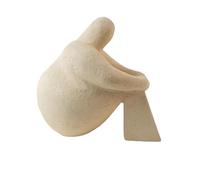 Progetto Arte Scultura Omino Pensatore Scultura In Pietra Raffigurante Un Uomo Pensatore Statuetta Decorativa Casa Arredo Artigianato Italiano 100% Scultura Da Libreria Lavorato In Modo Artigiano