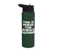 Progetto Ave Maria Ecco dove accade la scienza Stainless Steel Insulated Water Bottle