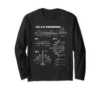 Progetto dell'aereo Americano B-52 Stratofortress Maglia a Manica