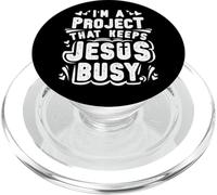 Progetto di fede cristiana che tiene occupato Gesù PopSockets PopGrip per MagSafe
