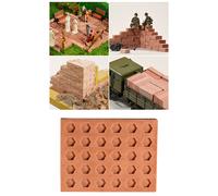 Progetto di modello architettonico in stampo per mattoni in miniatura