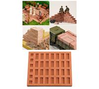 Progetto di modello architettonico in stampo per mattoni in miniatura