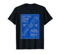 Progetto Hit The Dang Ball Baseball Maglietta