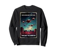 Progetto Vintage Bluebeam UFO Cospirazione Grande Reset Felpa