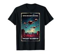 Progetto Vintage Bluebeam UFO Cospirazione Grande Reset Maglietta