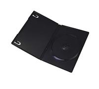 Progo Confezione da 50 custodie singole per DVD, colore nero, 14 mm