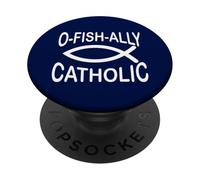 Programma catechista RCIA della conferma cattolica O-Fish-Ally PopSockets PopGrip Adesivo