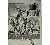 Programma cinematografico danese Apache Rifles Audie Murphy Michael Dante Lin...