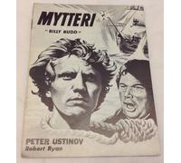 Programma cinematografico danese Billy Budd Robert Ryan Peter Ustinov Melvyn ...
