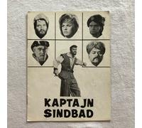 Programma cinematografico danese Captain Sindbad Guy Williams Heidi Brühl...