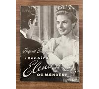 Programma cinematografico danese Elena et les hommes Ingrid Bergman Jean Mara...