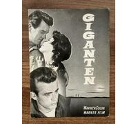 Programma cinematografico danese Giant James Dean Elizabeth Taylor Rock Hudso...
