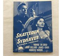 Programma cinematografico danese Hurricane Smith Yvonne De Carlo John Ireland...