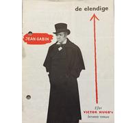 Programma cinematografico danese Les Misérables Jean Gabin Bernard Blier René...