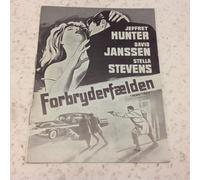 Programma cinematografico danese Man-Trap Jeffrey Hunter David Janssen Stella...