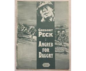 Programma cinematografico danese Pork Chop Hill Gregory Peck Harry Guardino...