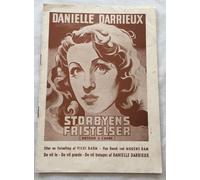 Programma cinematografico danese Retour à l'aube Danielle Darrieux Pierre Dux...