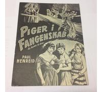 Programma cinematografico danese So Young So Bad Paul Henreid Catherine McLeo...