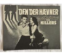Programma cinematografico danese The Killers Burt Lancaster Ava Gardner...