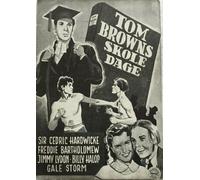 Programma cinematografico danese Tom Brown's School Days Cedric Hardwicke Jim...