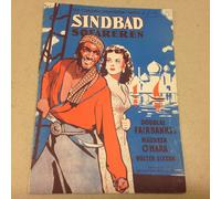 Programma cinematografico originale danese "Sinbad, the Sailor" Quinn Fairban...