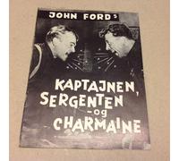 Programma cinematografico originale danese "What Price Glory" James Cagney...