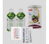 Programma Detox Snep-Dimagrante e drenante Plus Latta olivox-Nuovo Thè Pesca