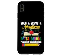 Programma dopo scuola Programma Coraggioso Coraggioso Dopo Scuola Custodia per iPhone XS Max