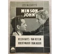 Programma film danese My Son John Robert Walker Helen Hayes Van Heflin vintag...