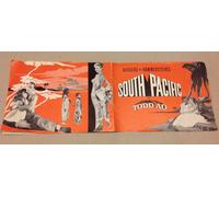 Programma film originale vintage danese "South Pacific" Rossano Brazzi Mitzi ...
