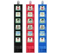 Programma giornaliero per la casa - Mini Travel Pocket Chart Organizer | Programma di comportamento quotidiano in on 45 carte di attività e 9 carte vuote, grafico visivo portatile per bambini