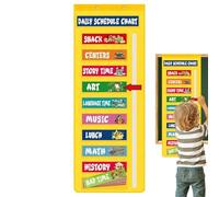 Programma giornaliero Pocket Chart Routine Learning Management Insegnamento | Visual Kids Calendario Giornaliero Istruzione Bambini Insegnante Scuola Prescolare Asilo Asilo Educazione Speciale Cerchio