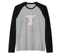 Programma? I Just Vibe and Panic - Citazione divertente del caos Maglia con Maniche Raglan
