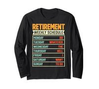 Programma settimanale di pensionamento Fare Qualsiasi Cosa Diavolo Voglio Fare Maglia a Manica