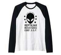 Programma Spaziale Segreto/Lotta per la Galassia! Design Insignia Maglia con Maniche Raglan