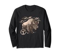 Programma televisivo ufficiale di Yellowstone Wild Bison Maglia a Manica