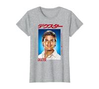 Programma TV Ufficiale Dexter - Una Persona Cattiva Che Fa Cose Buone Maglietta, Donna, Grigio Melange, XL