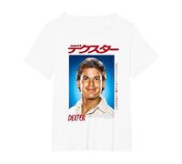 Programma TV Ufficiale Dexter - Una Persona Cattiva Che Fa Cose Buone Maglietta, Donna Plus-Size, Bianco, 5X