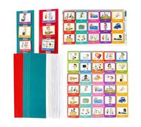 Programma Visivo - Grafico Della Routine Mattutina E Prima Di Andare A Dormire 60 Carte Di Comunicazione Comportamentale | Grafico Della Routine Quotidiana Dei Bambini | Organizzatore Colorato Del Pro